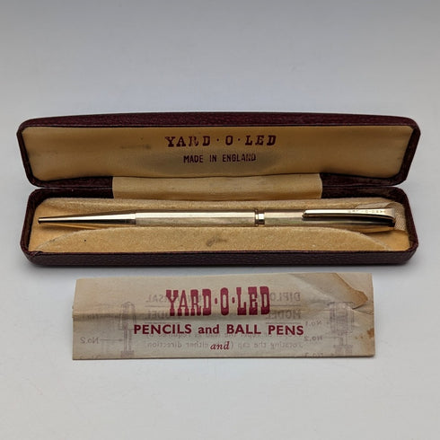 英國復古 Yard O' Red 捲金自動鉛筆(附盒子)